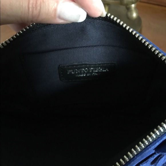 NWOT Royal Blue Studded Wristlet - Picture 4 of 8